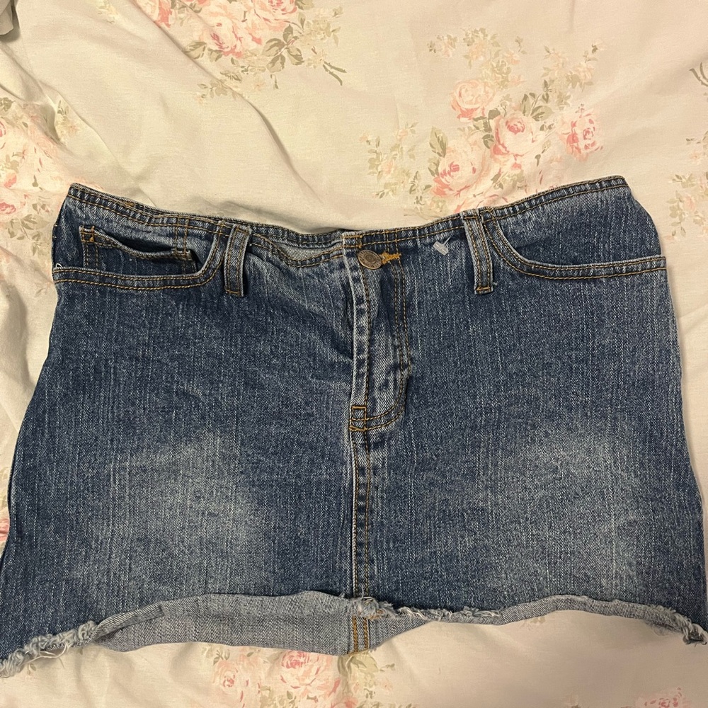 Denim Mini Skirt